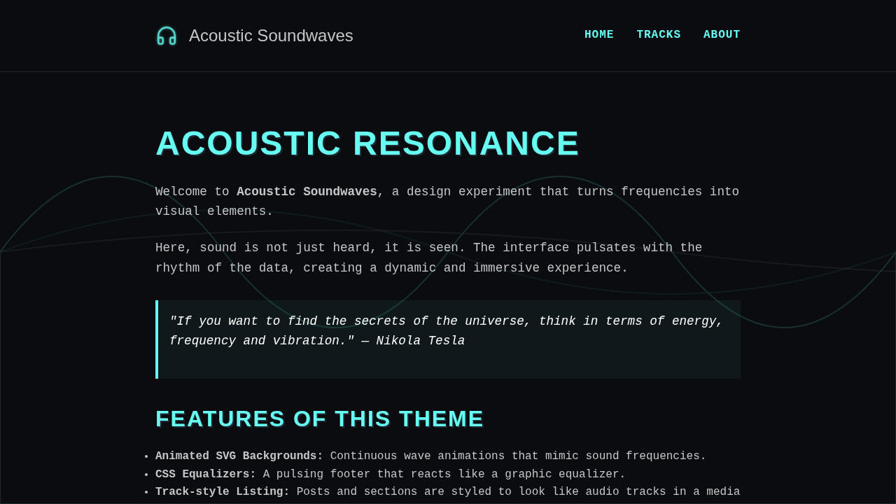 acoustic-soundwaves