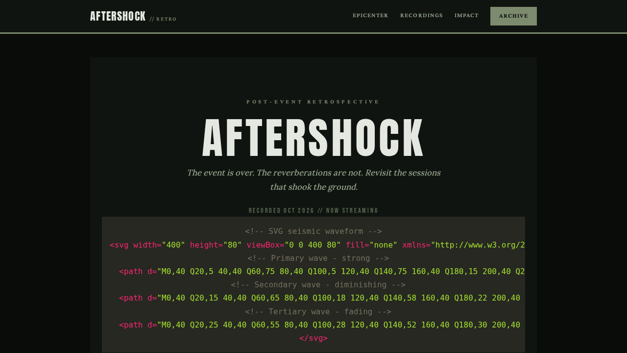 aftershock