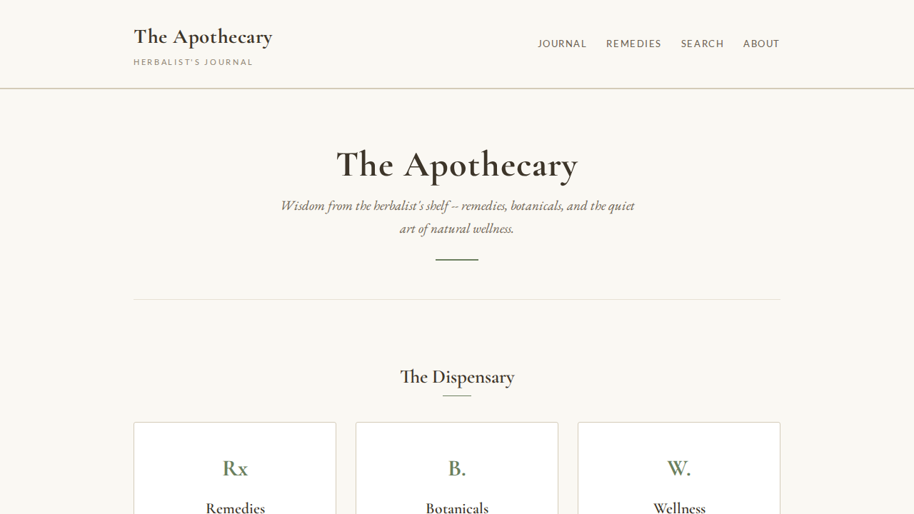 apothecary