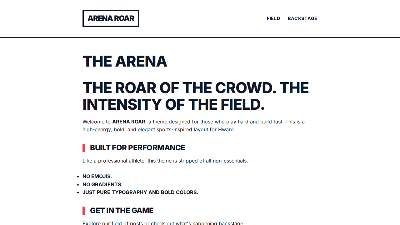 arena-roar