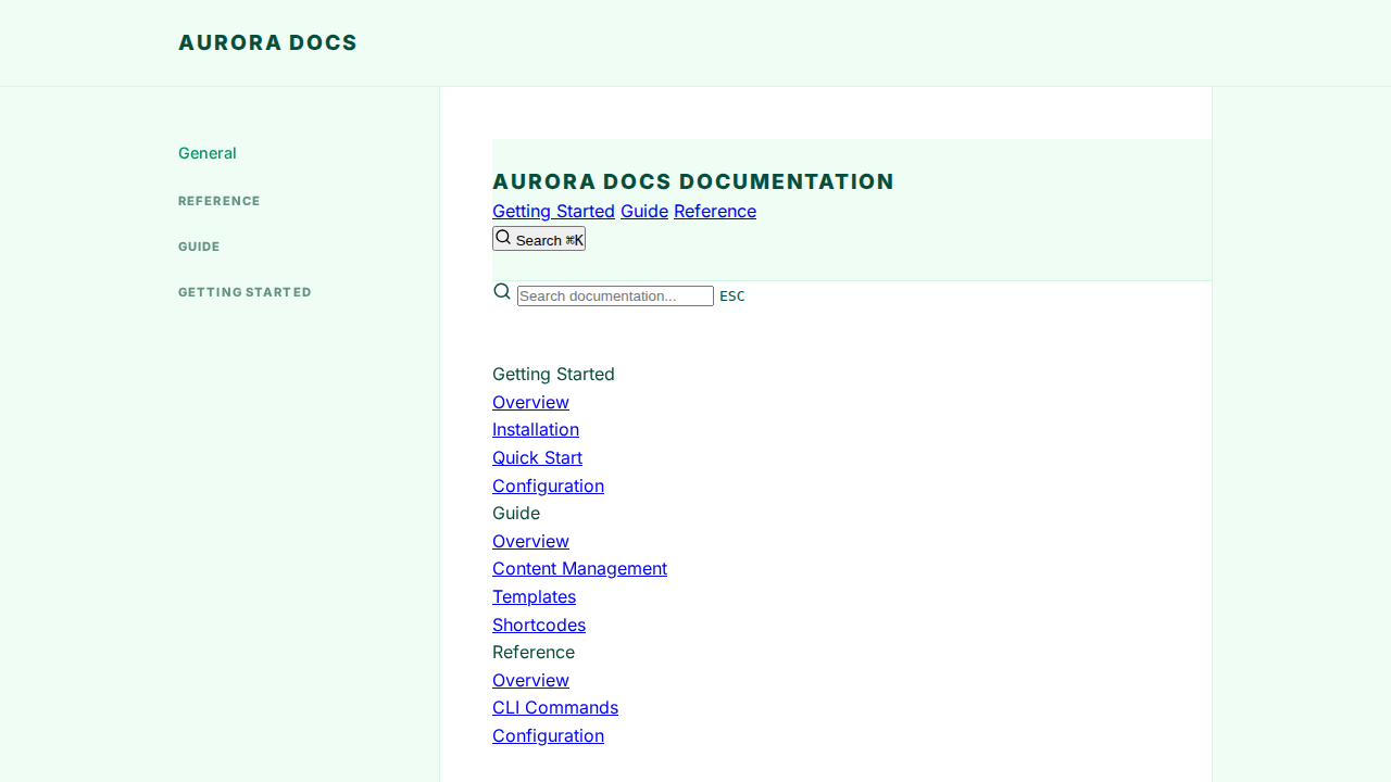 aurora-docs