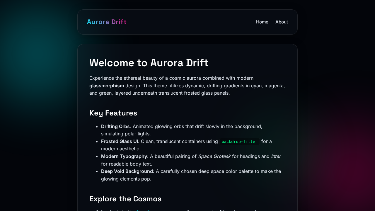 aurora-drift