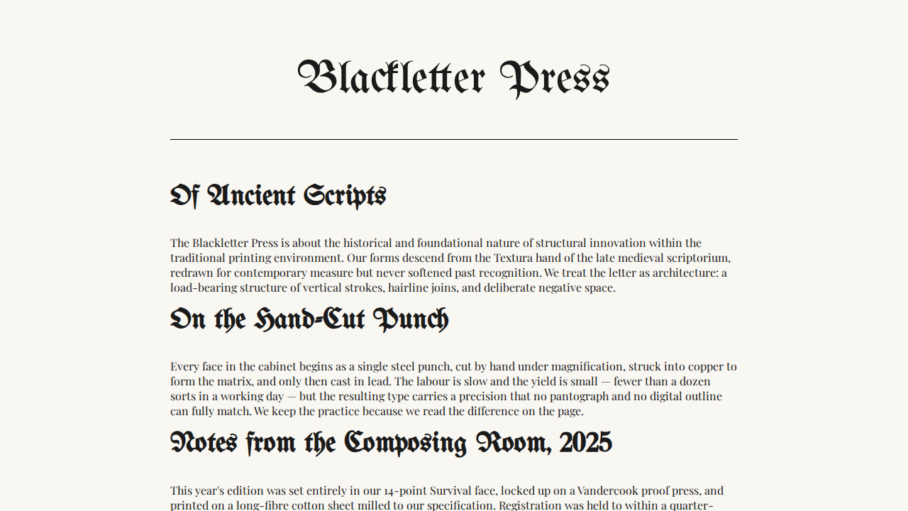 blackletter-press