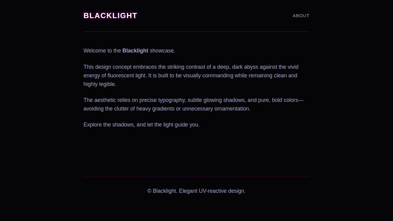 blacklight