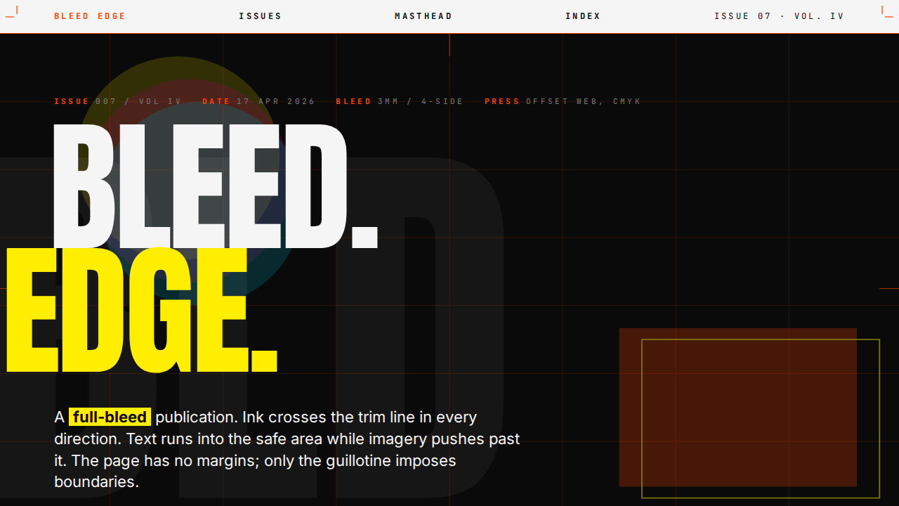bleed-edge