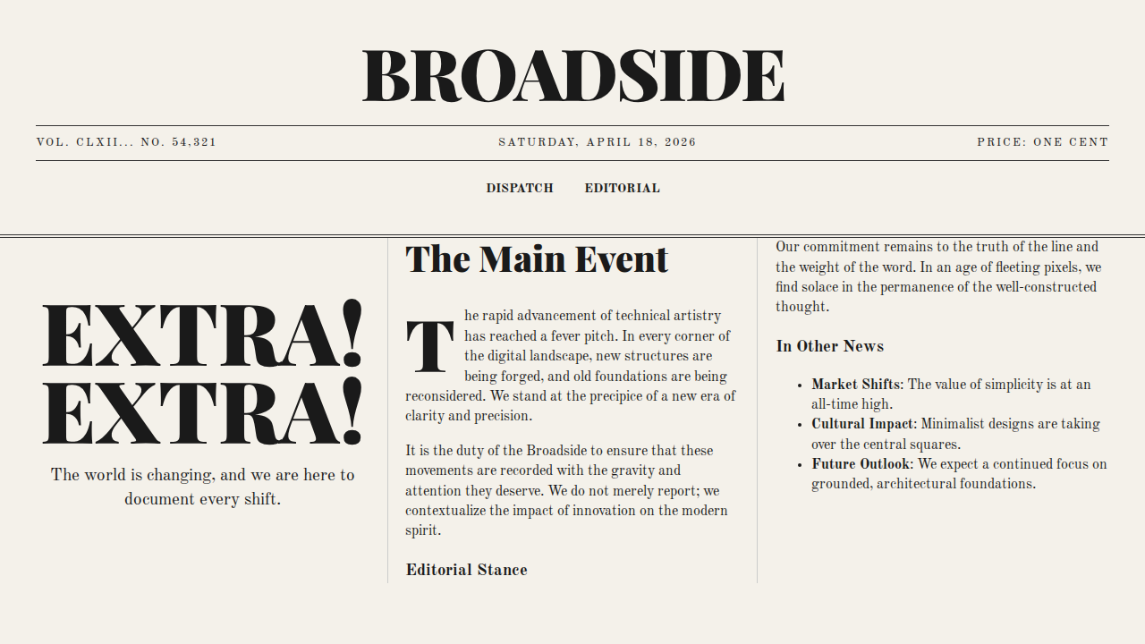 broadside