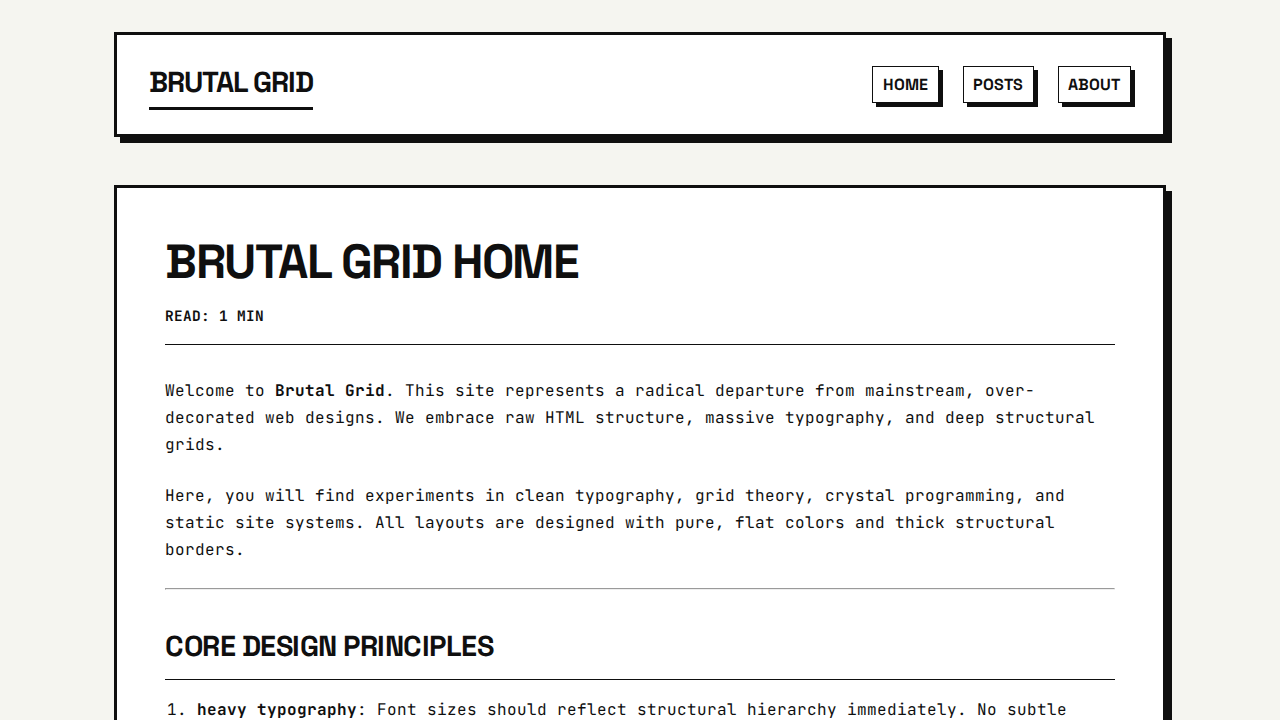 brutal-grid