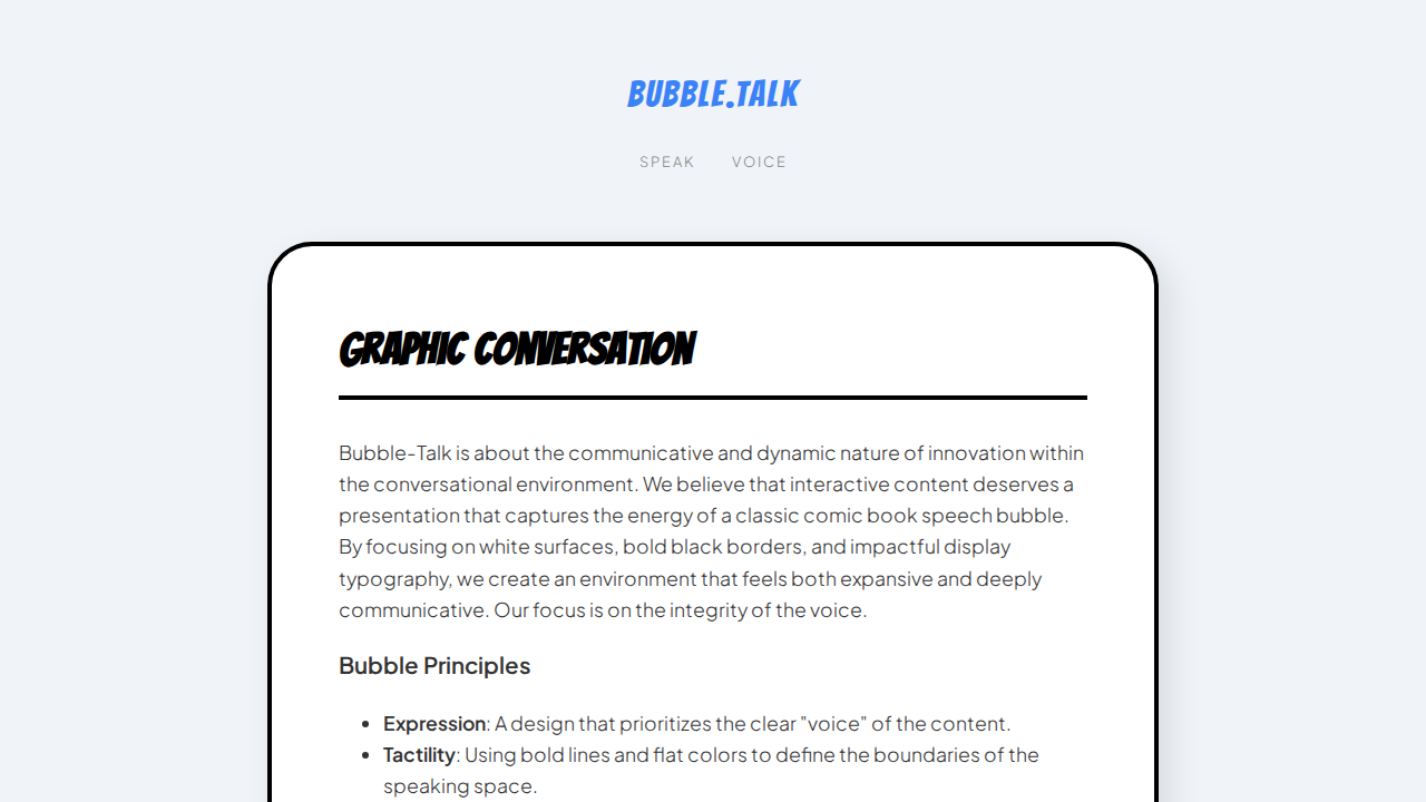 bubble-talk