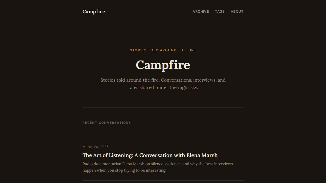 campfire