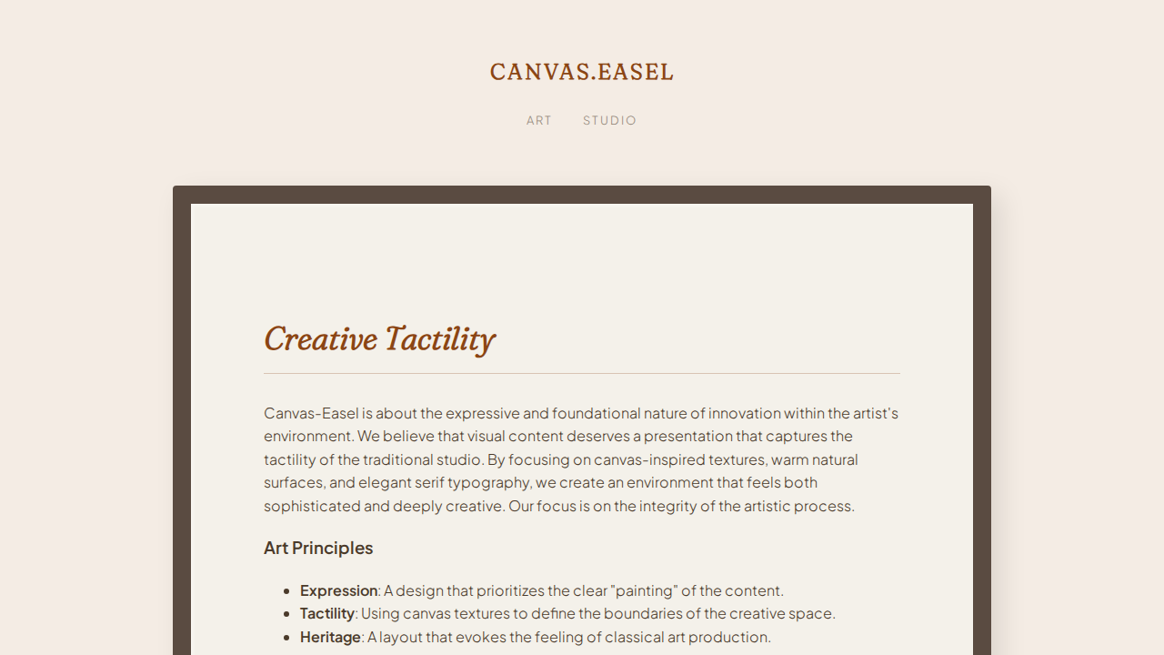 canvas-easel