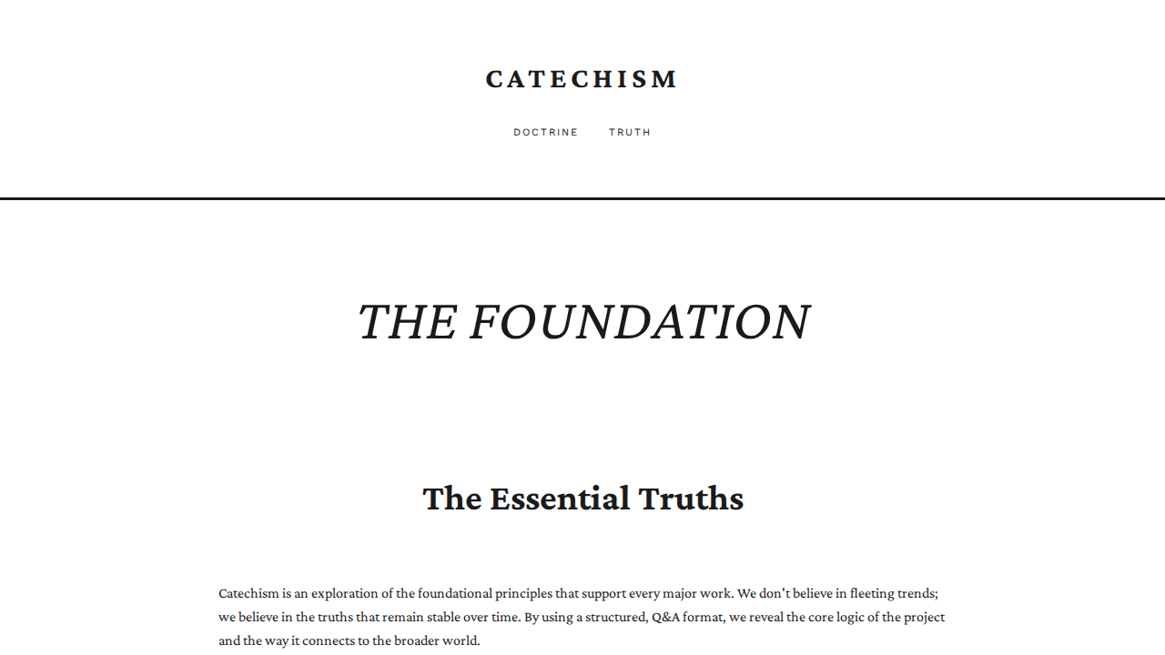 catechism