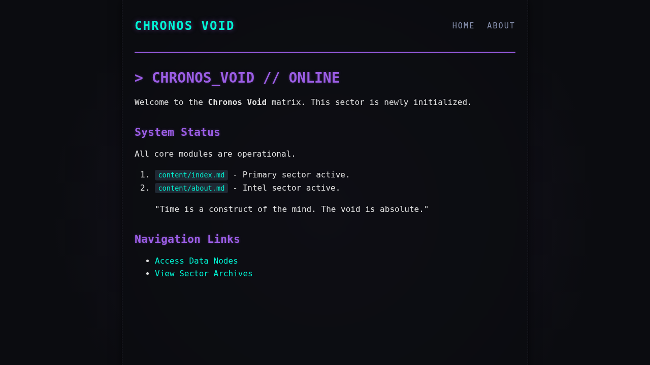 chronos-void