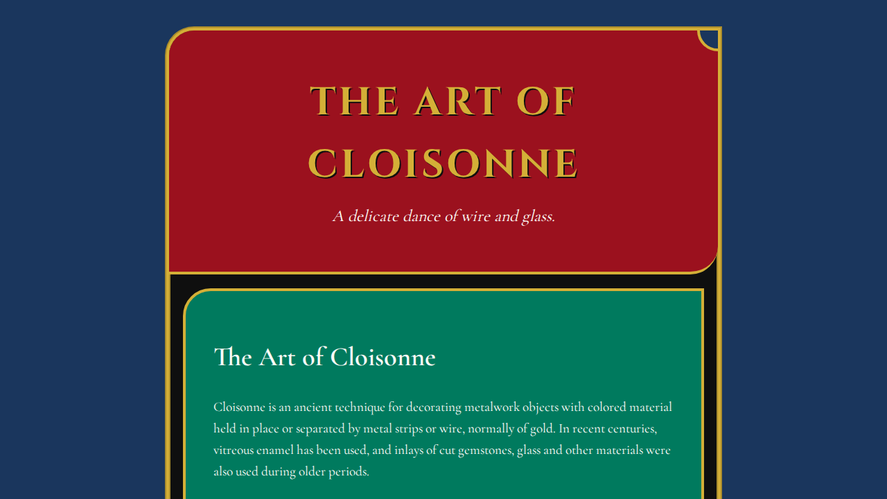 cloisonne