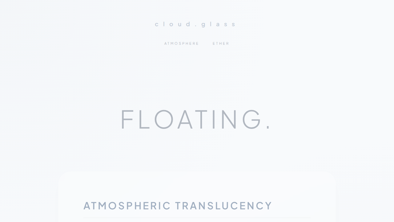 cloud-glass