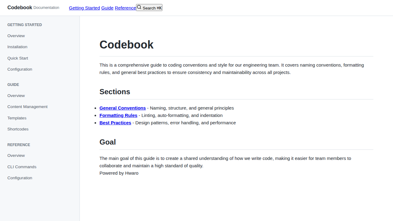 codebook
