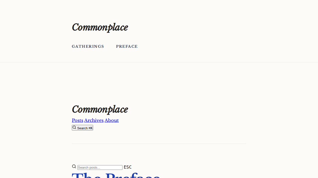 commonplace