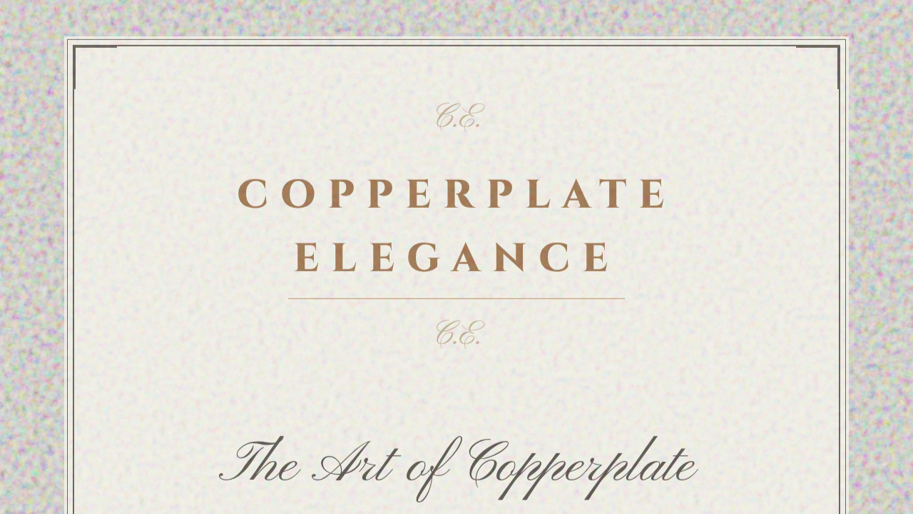 copperplate