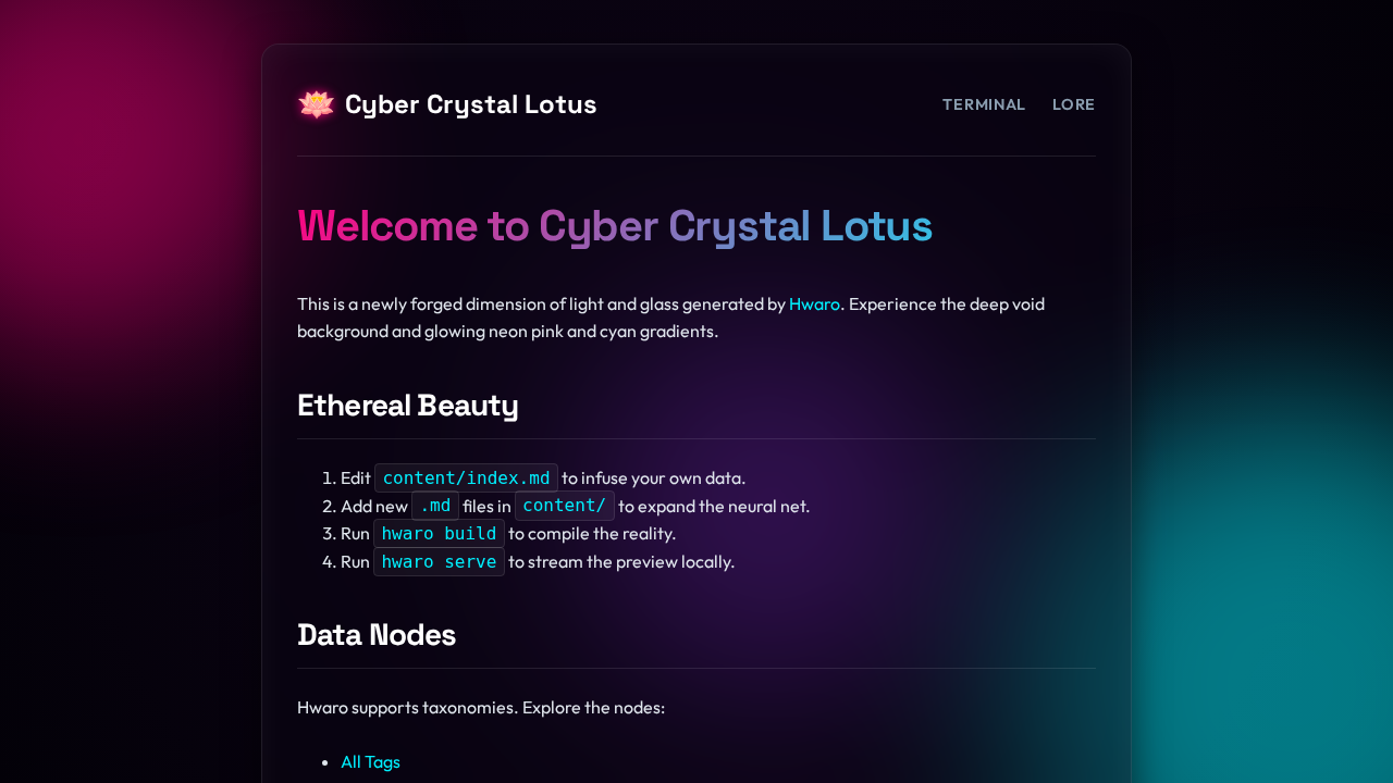 cyber-crystal-lotus