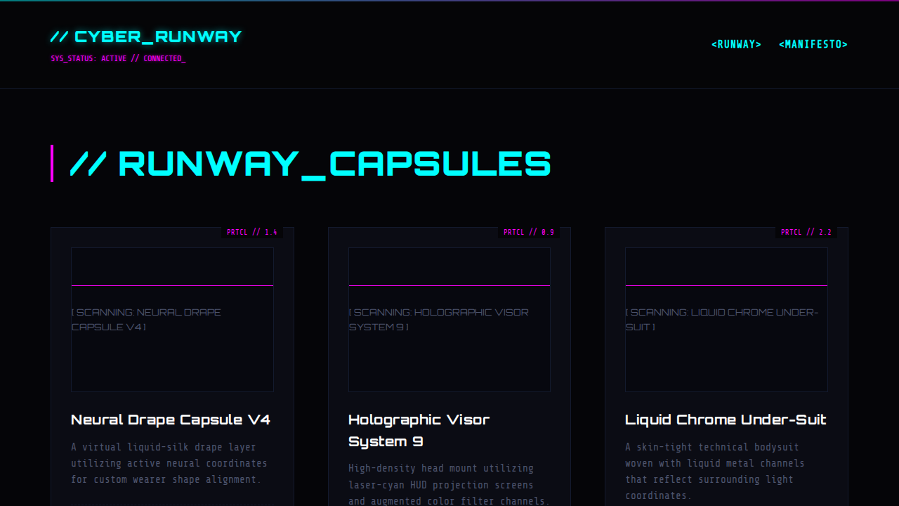cyber-runway