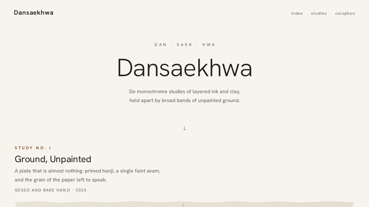 dansaekhwa
