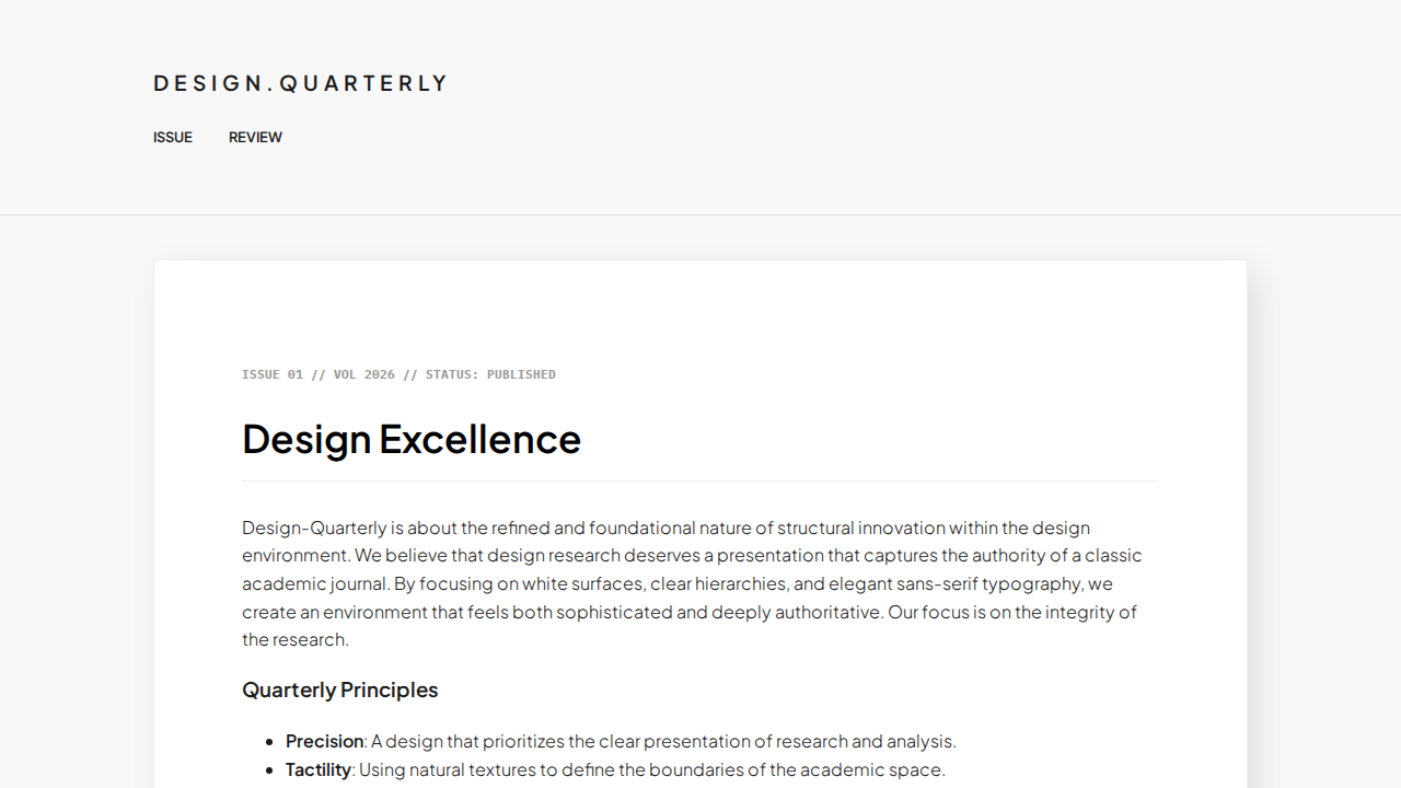 design-quarterly