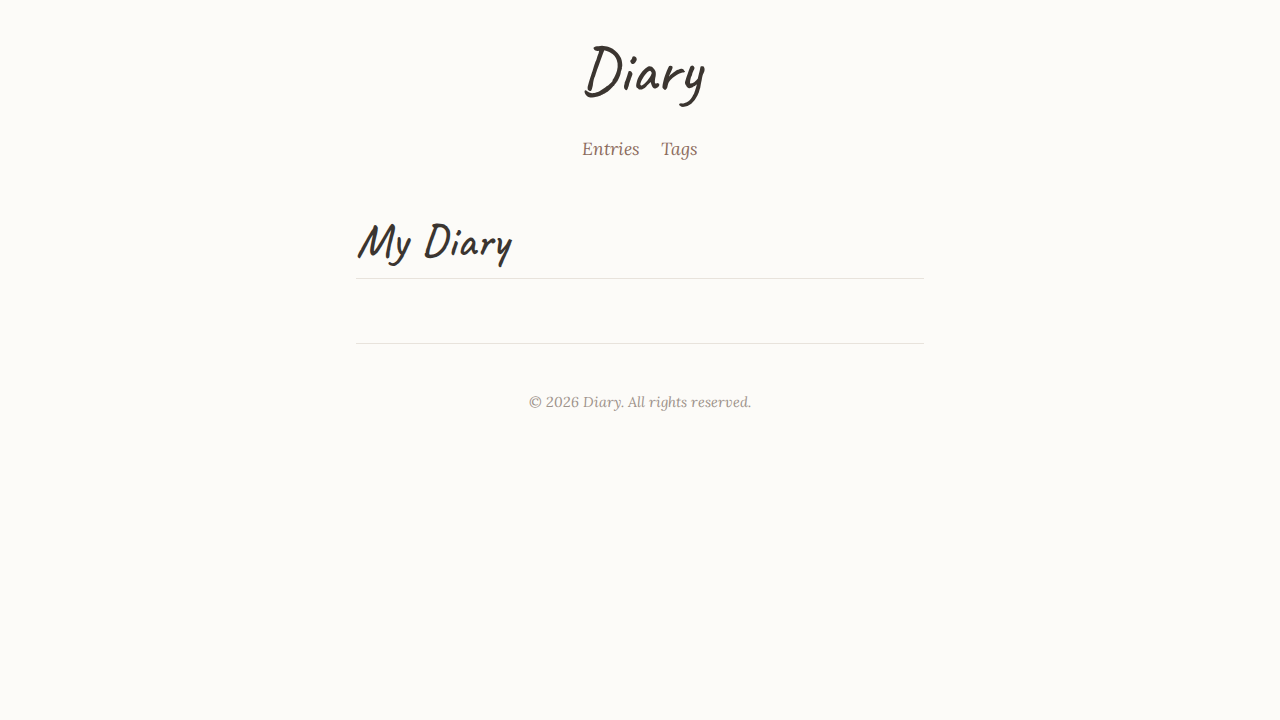 diary