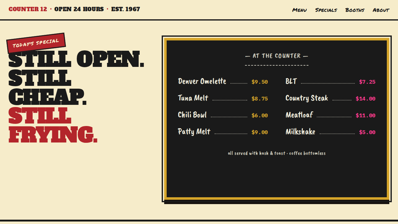 diner-counter