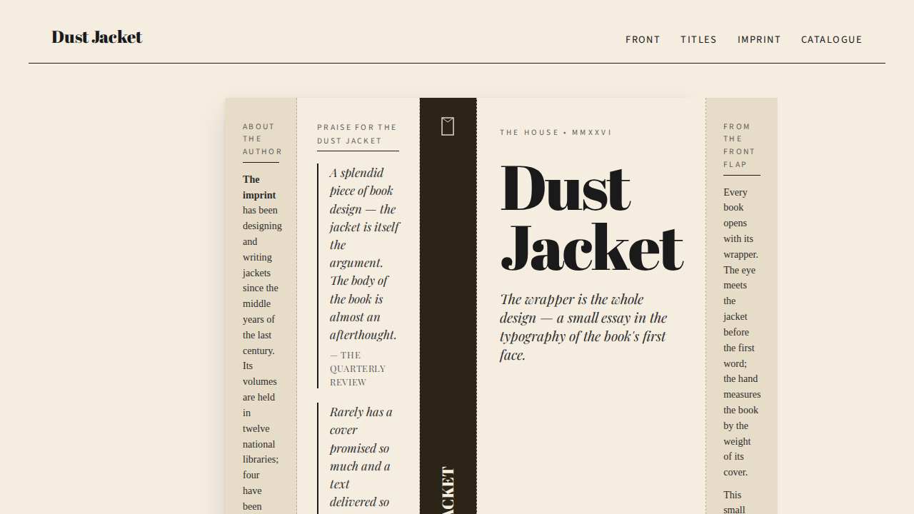 dust-jacket