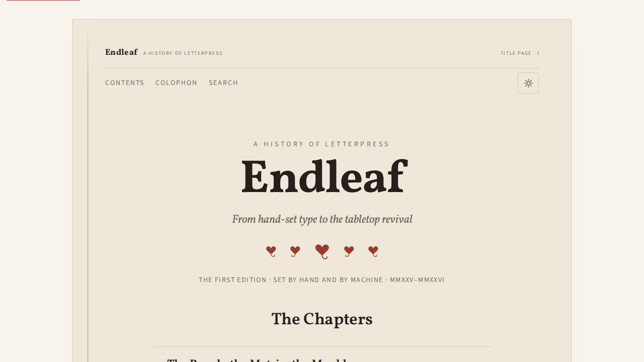 endleaf