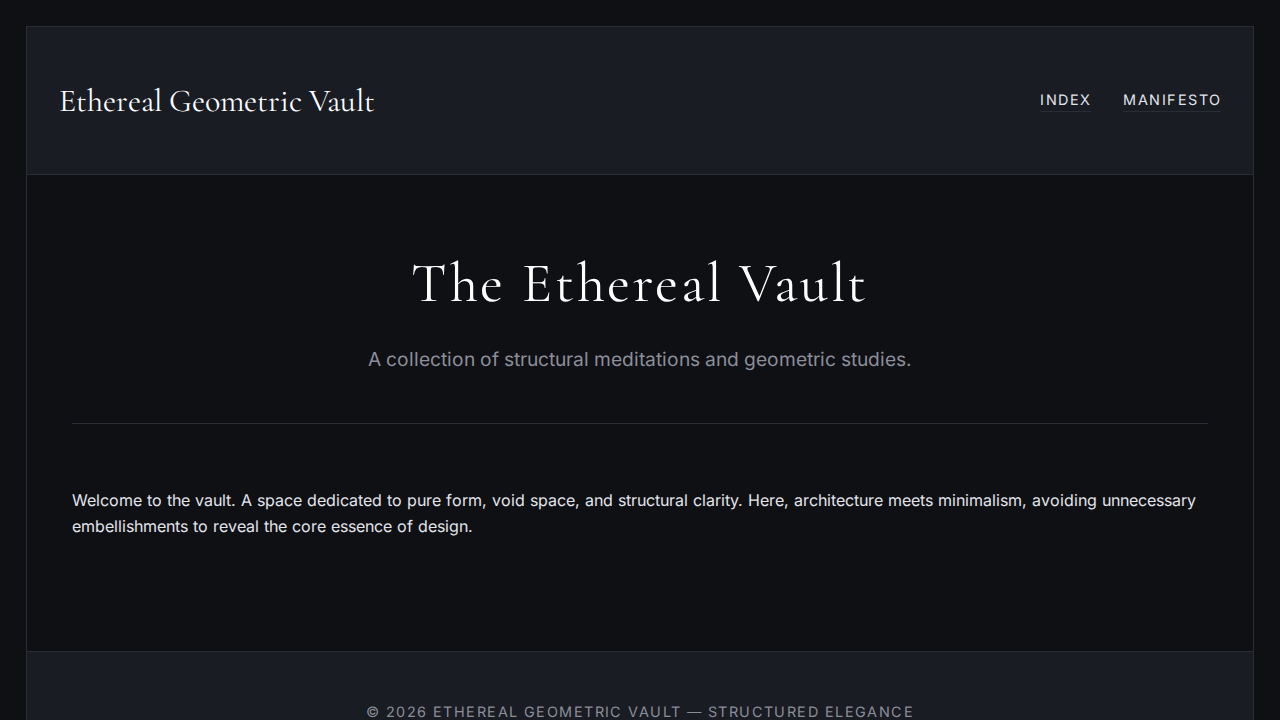 ethereal-geometric-vault