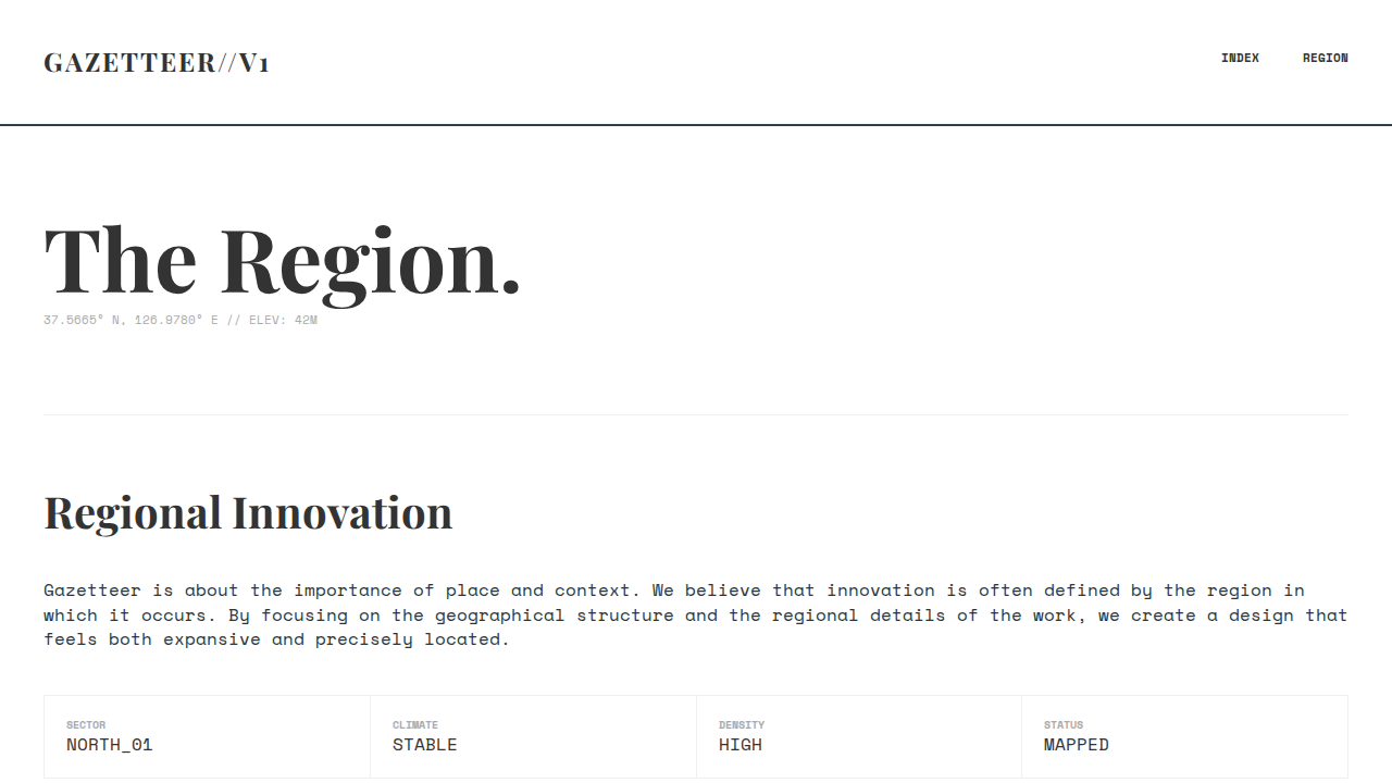 gazetteer