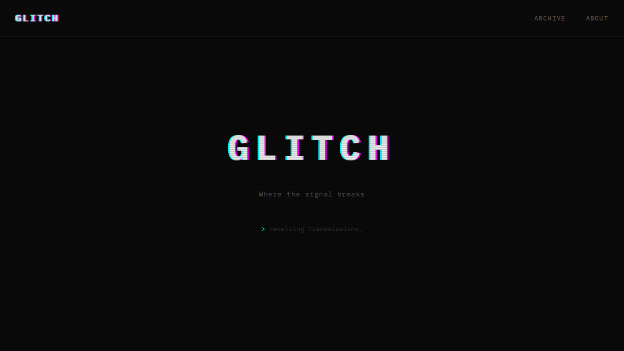 glitch