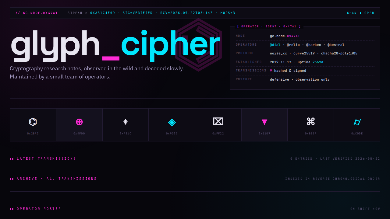 glyph-cipher