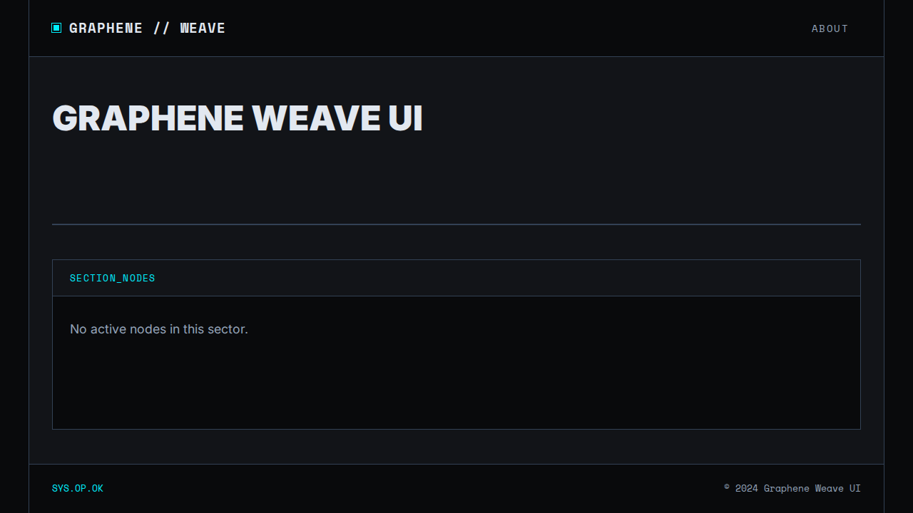 graphene-weave-ui