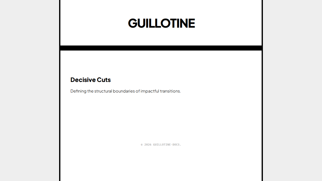 guillotine-docs