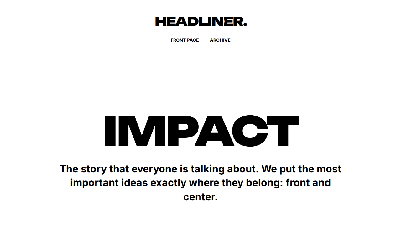 headliner