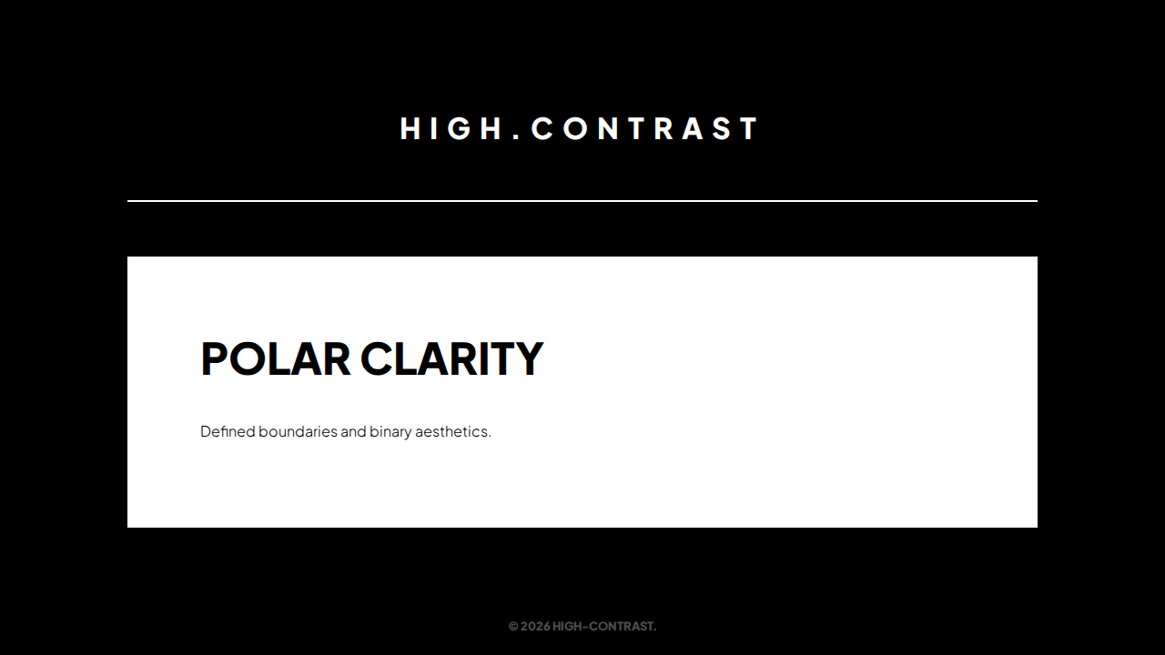high-contrast
