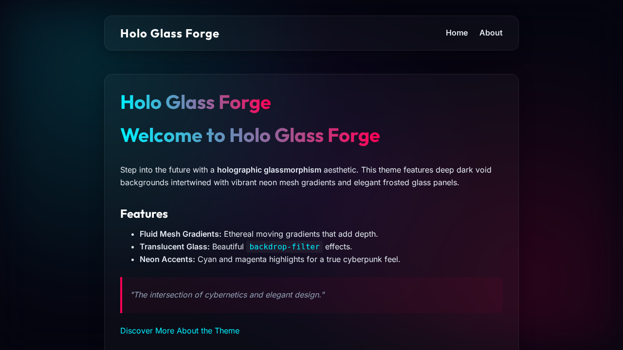 holo-glass-forge