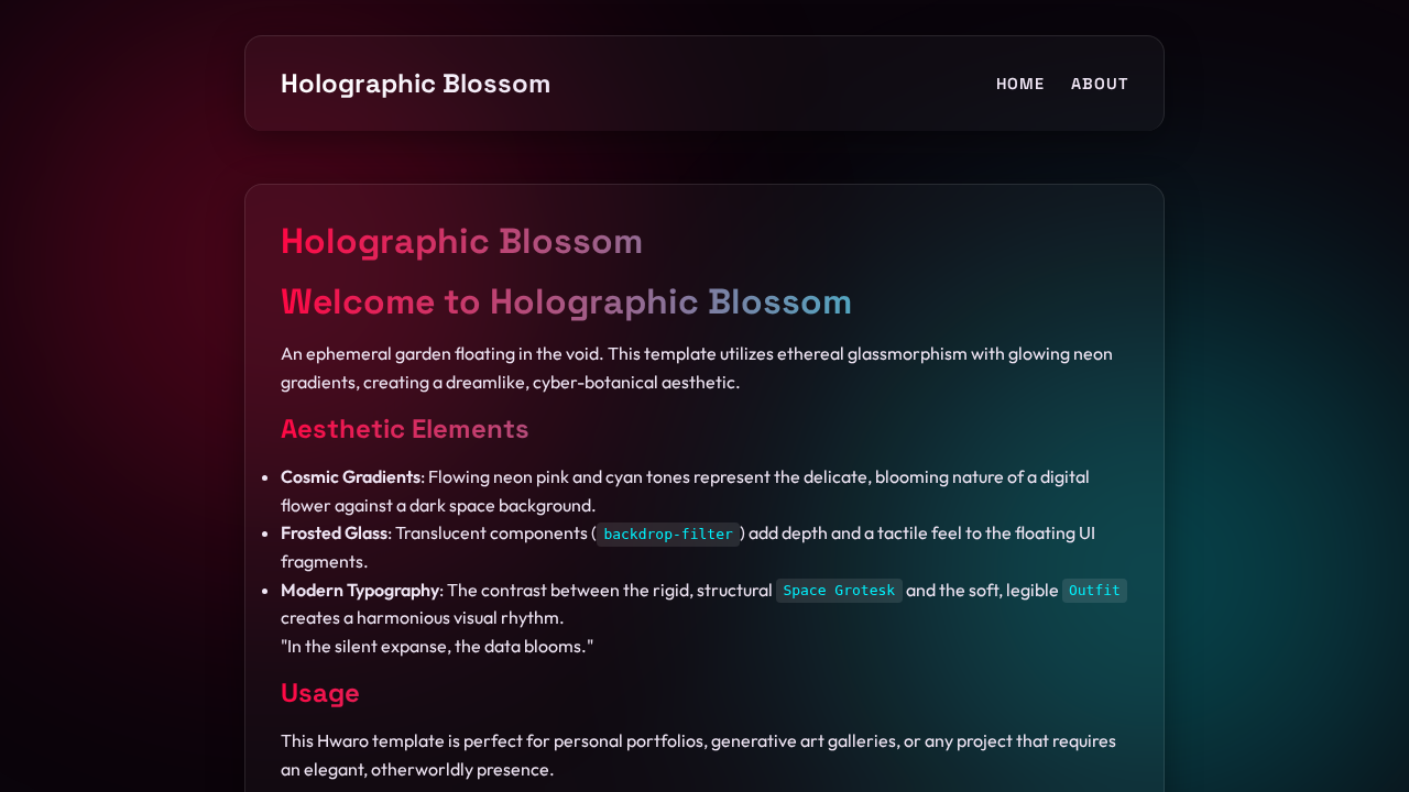 holographic-blossom
