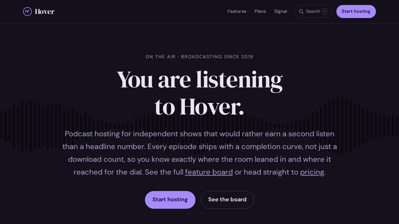 hover