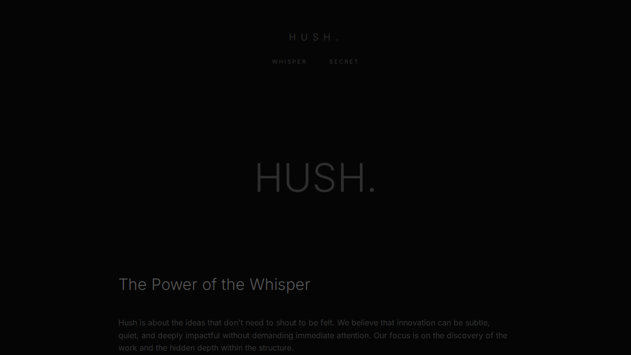 hush