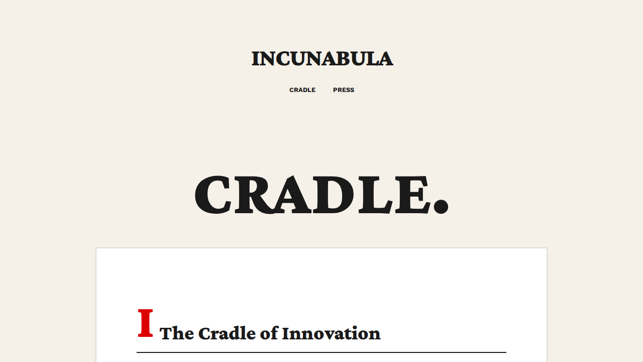 incunabula