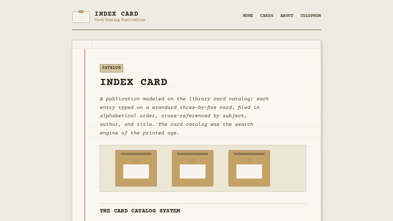 index-card