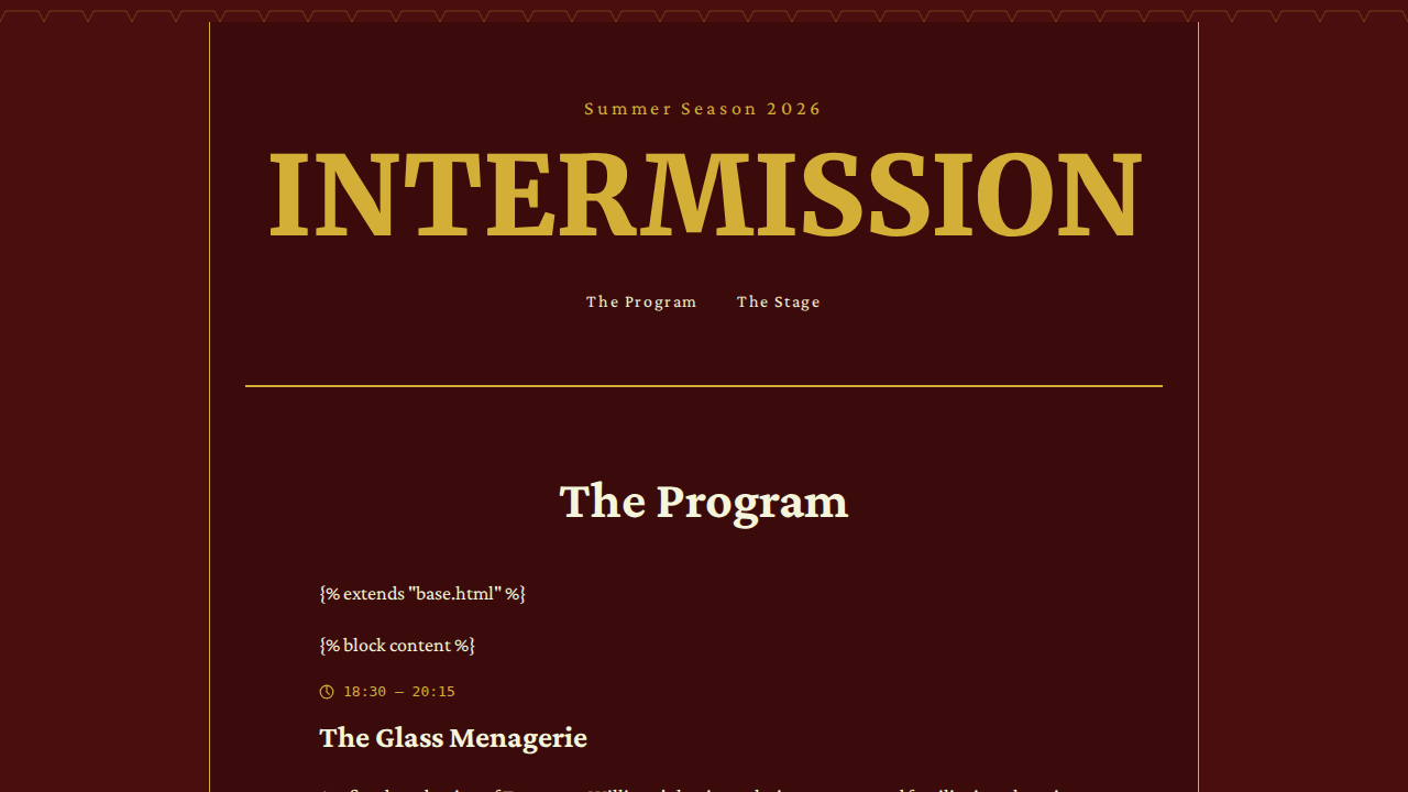 intermission