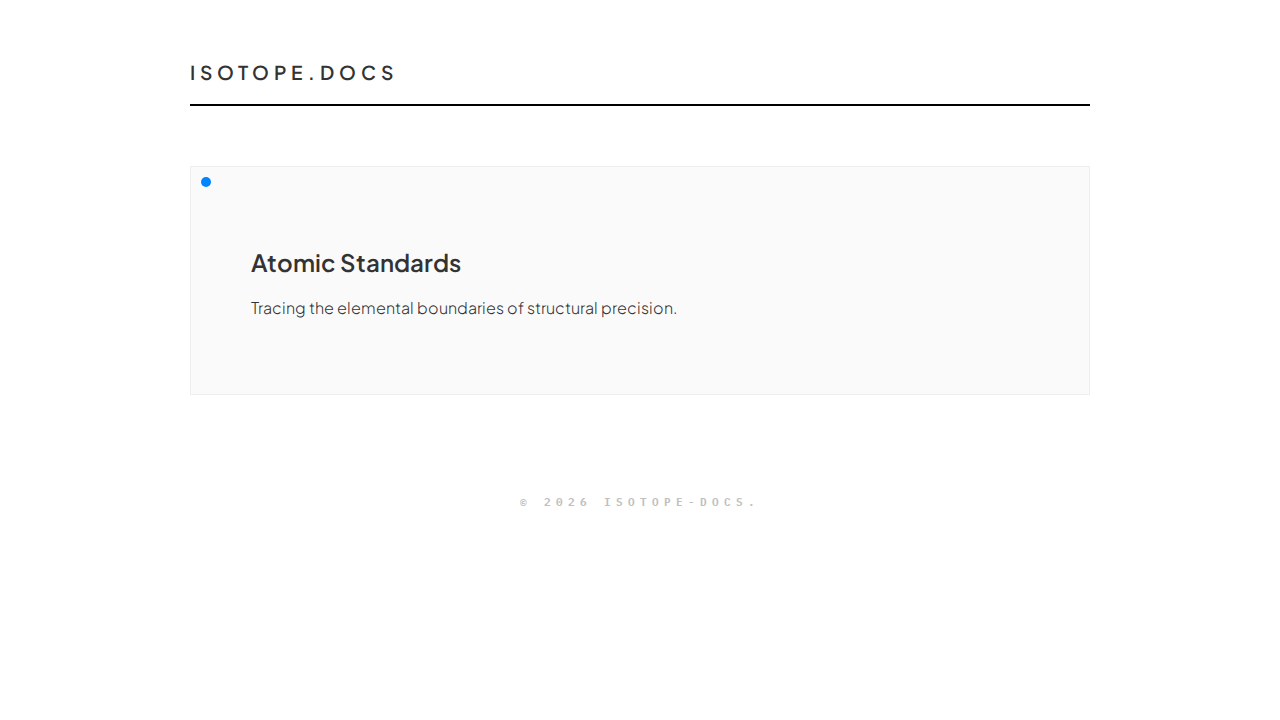 isotope-docs