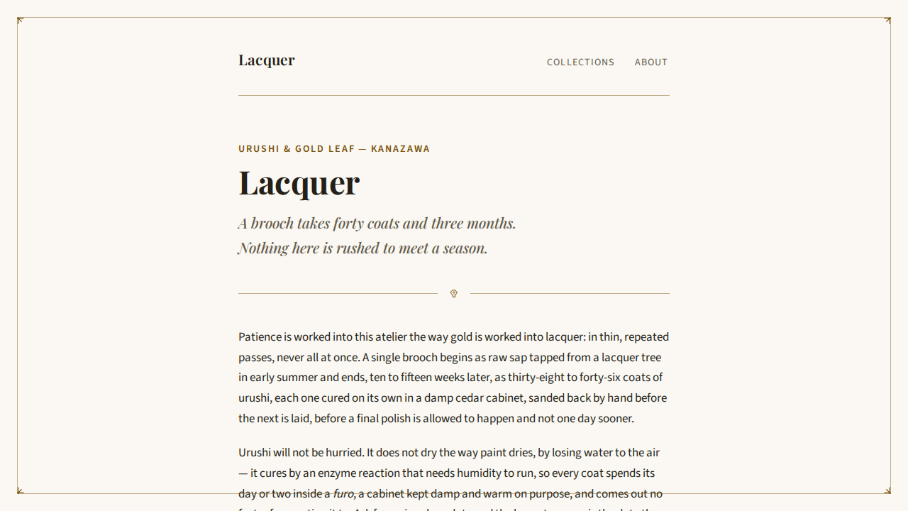 lacquer