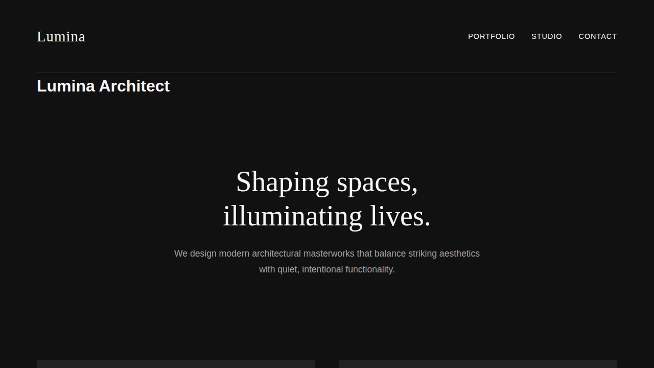 lumina-architect