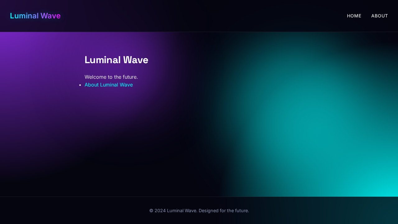 luminal-wave