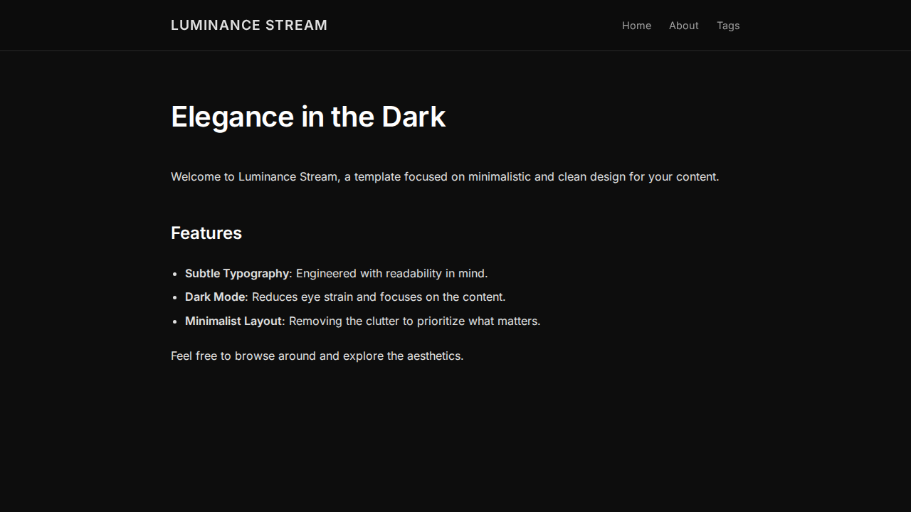 luminance-stream