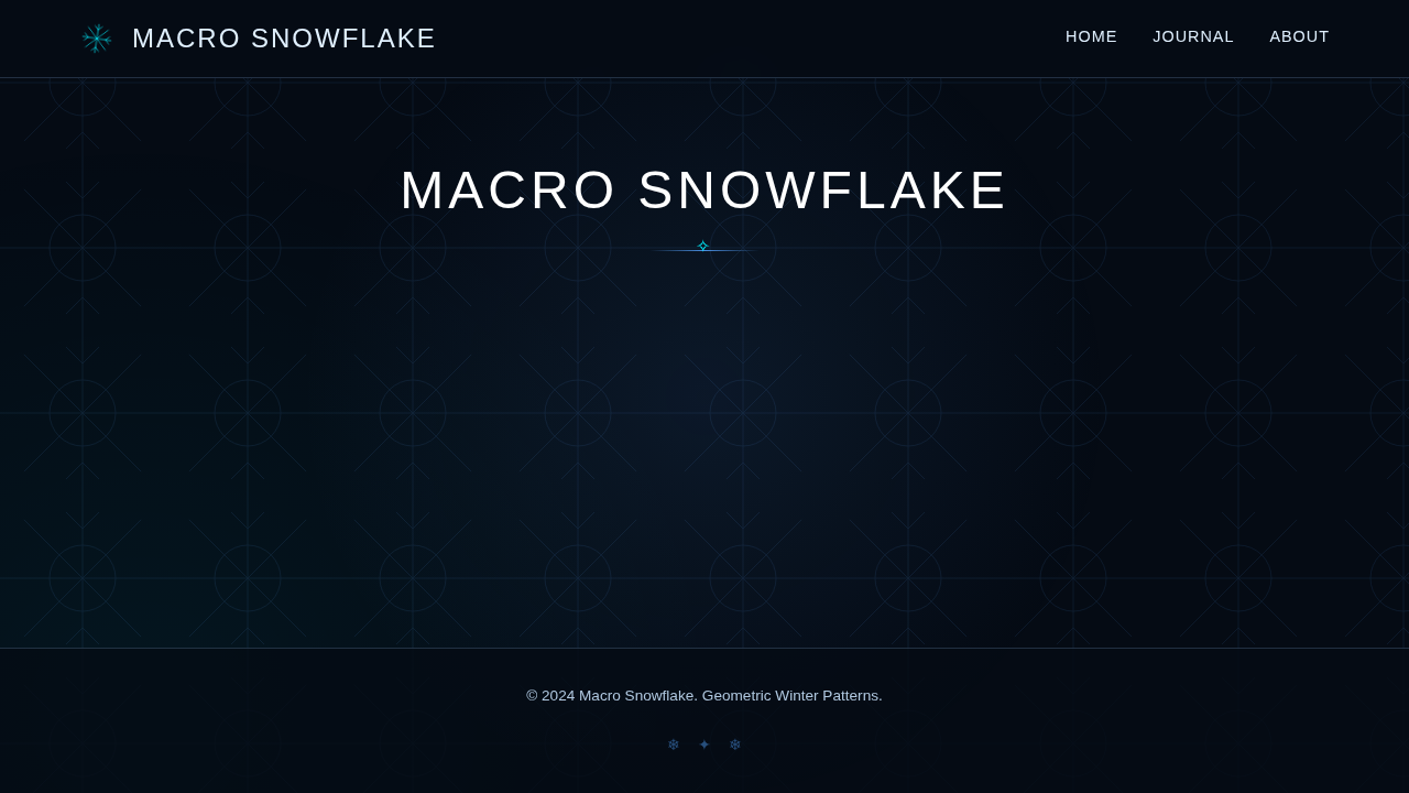 macro-snowflake